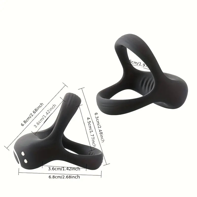 10-Frequency Vibration Remote Control Ring for Enhanced Pleasure