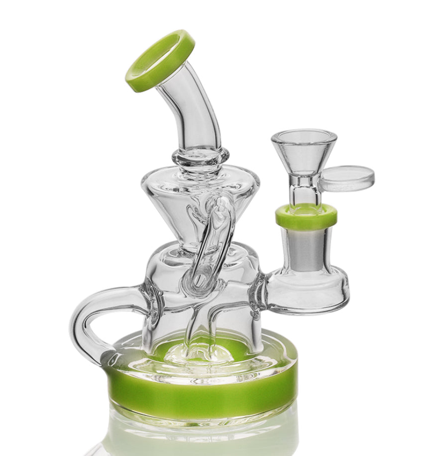 5.5" Double Recycler Water Pipe