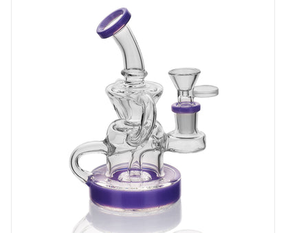 5.5" Double Recycler Water Pipe