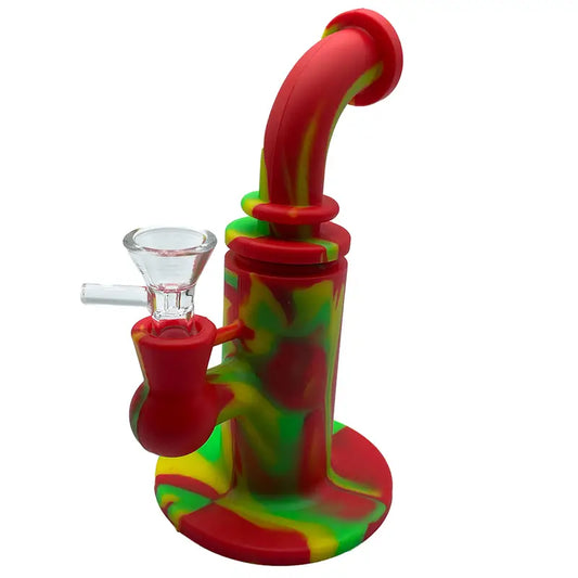 6.3 Inch Silicone Bong W 14mm Bowl