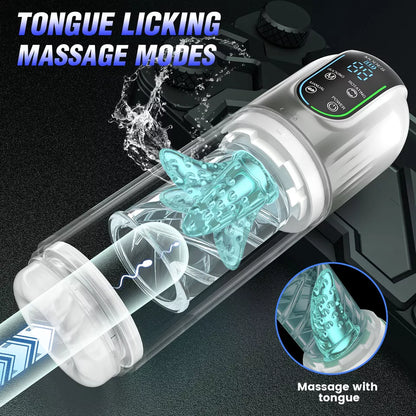 Male Rotating Sucking Male Automatic Handsfree Masturbater Cup Pussy Lubricants