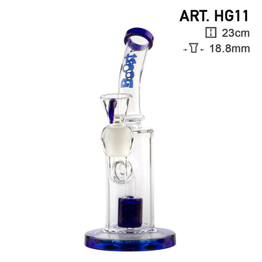 9" Boost Pro Matrix Perc Glass Water Pipe Bong